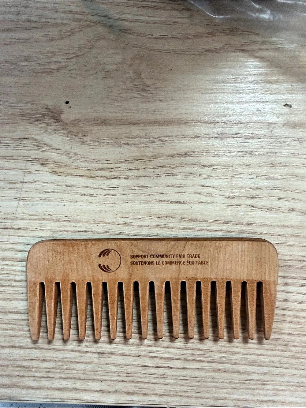 The Body Shop Wooden Detangling Comb Brown